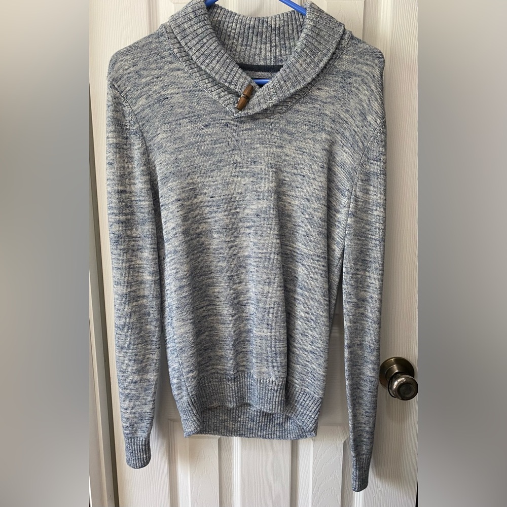 NWT Men’s Even Tide Cloud Toggle Shawl Collar Sweater